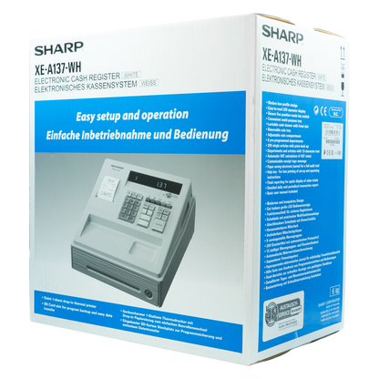 Sharp XE-A137-WH Cash register