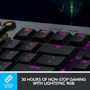 Logitec  G915 LIGHTSPEED Wireless RGB Mechanical Gaming Keyboard - GL Tactile