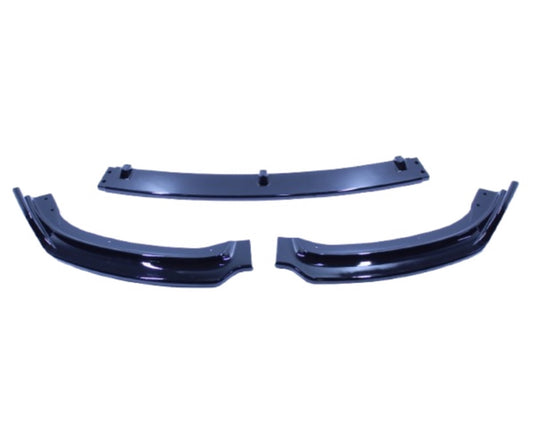 BMW 2012-2016 Gloss Black 3-Piece Front Spoiler