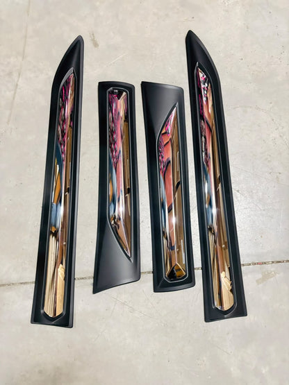 Toyota Hilux 2016-2021 Side Body Cladding Set Chrome