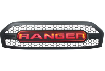 Ford Ranger T7 Front Grille with LED Light Up Logo