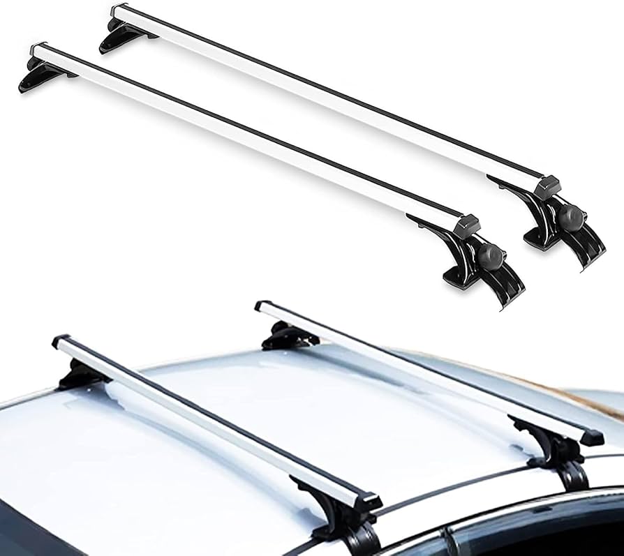 Universal Universal roof rack 120cm Roof Rack  (Silver, Aluminium)
