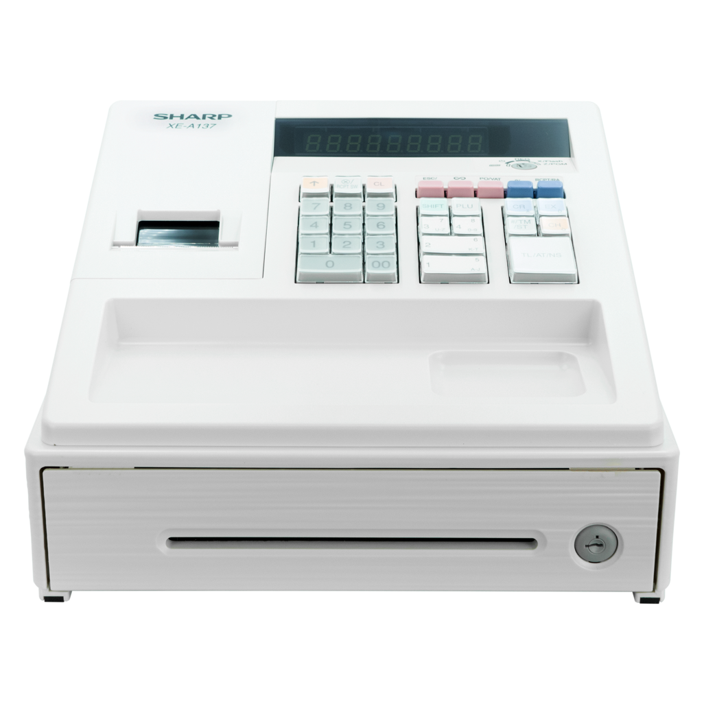 Sharp XE-A137-WH Cash register