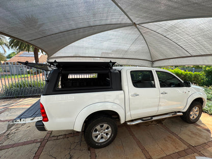 Toyota Hilux 2005-2015 D/C Canopy With Steel Glass Windows