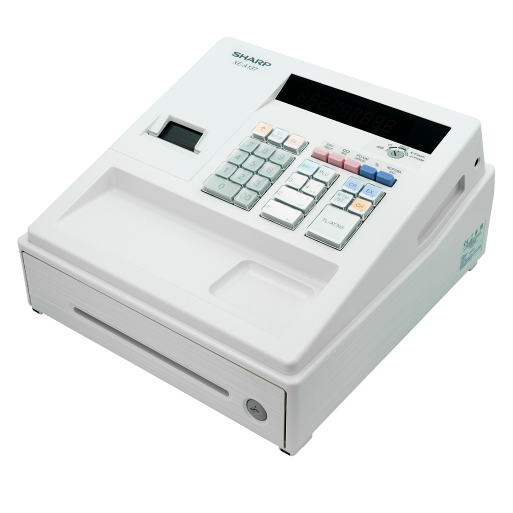 Sharp XE-A137-WH Cash register