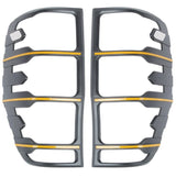 Ford Ranger Tail Lamp Cover Set - Yellow Edging - For 2015 and Newer