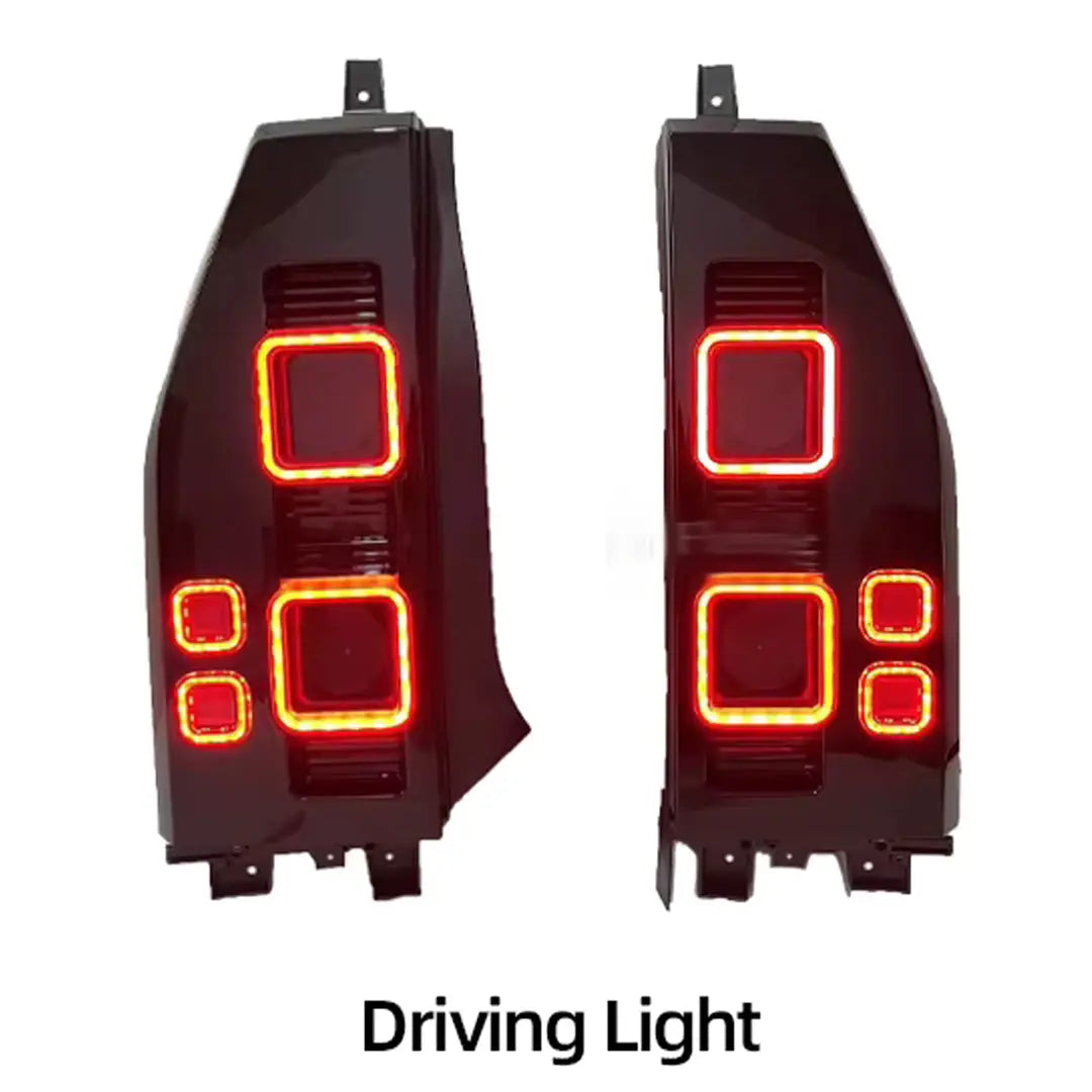Jetour T2 2025+ Premium Defender Style Smoked Black LED Taillights