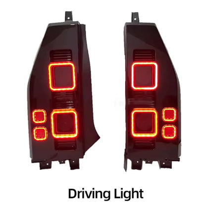 Jetour T2 2025+ Premium Defender Style Smoked Black LED Taillights