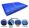 Tarpaulin PE Blue 2x4M 140G/SQM