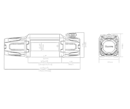 Runva Adventure Series 11000LB 12V Electric Winch