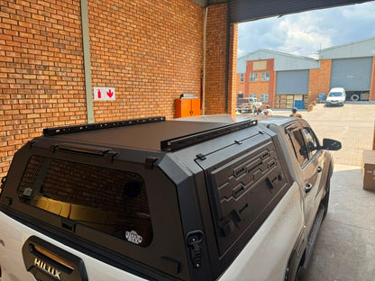 Toyota Hilux D/C 2016+ Steel Canopy With Solid Side Doors