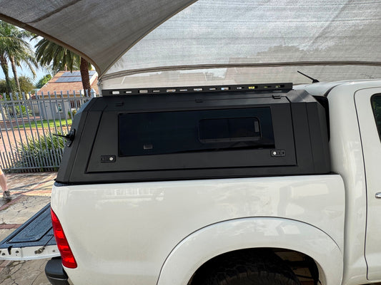 Toyota Hilux 2005-2015 D/C Canopy With Steel Glass Windows