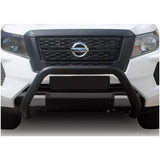 Nissan Navara 2021+ Black Stainless Steel Nudge Bar
