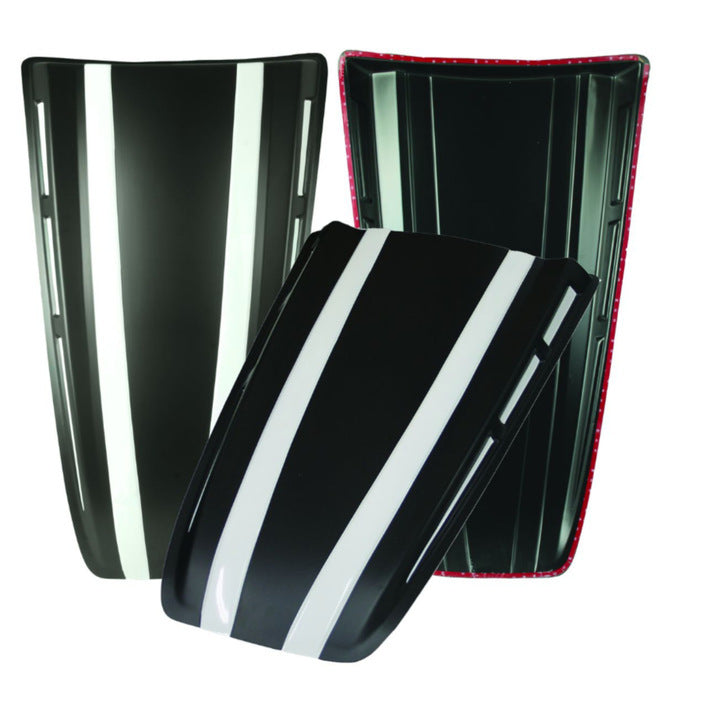 Toyota Hilux 2015+ Black and White Bonnet Scoop