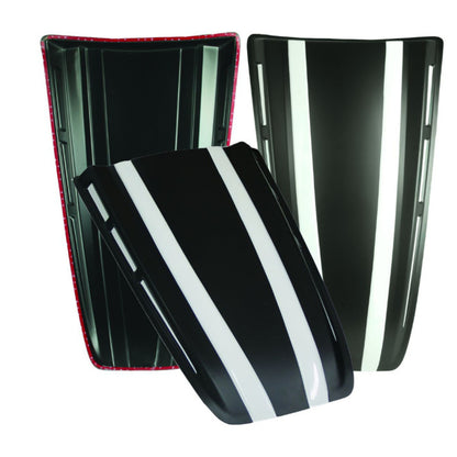 Toyota Hilux 2015+ Black and White Bonnet Scoop
