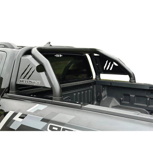 Ford Ranger 2023+ Raptor Next Gen Sports Bar w RAPTOR Branding (Fits with Securi Lid 218)