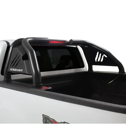 Ford Ranger 2012-2022 Sports Bar Black Plated Design - Brake Light  Integration
