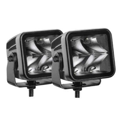 Hella LED Black Magic 3.2″ Cube Kit – (Spot) – Set of 2