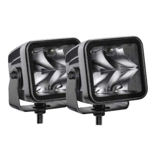 Hella LED Black Magic 3.2″ Cube Kit – (Spot) – Set of 2