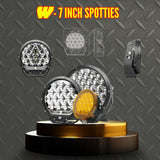7 Inch LED Spot Lights Spotties WISLO1 “W”
