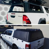 Ford Ranger/Toyota Hilux 2016-2022 Double Cab Steel Canopy With Glass