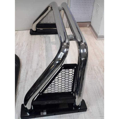 Toyota Hilux 2016+ Chrome Mesh Roll Bar