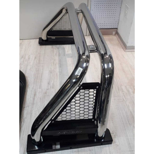Toyota Hilux 2016+ Chrome Mesh Roll Bar