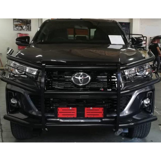 Toyota Hilux 2016+ GD6 Bull Bar Full Face Black