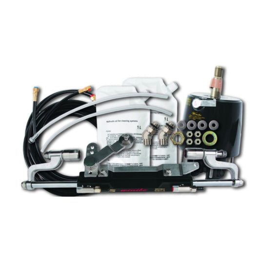 Young Marine Side Mount Hydraulic Steering Kit for 5 to 300HP Outboards