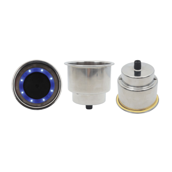 Can holder large w/8Leds 304ss