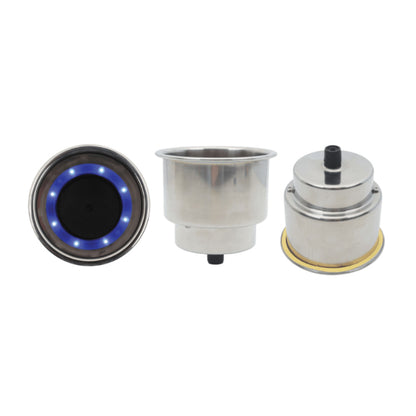 Can holder large w/8Leds 304ss
