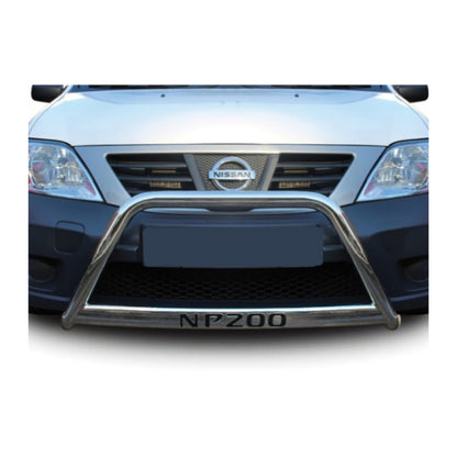 Nissan NP200 Polished Stainless Steel Nudge Bar
