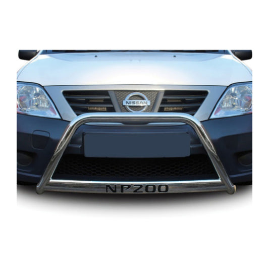 Nissan NP200 Polished Stainless Steel Nudge Bar