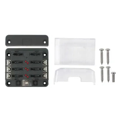 Fuse Box 6With Leds Ind & amp 6Fuse Connection