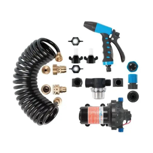 Seaflo Wash Pump Kit - 12V 20Lph - 7 Piece