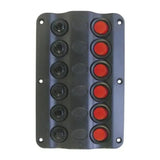Switch Panel - 6 Switch LED with Circuit Breaker