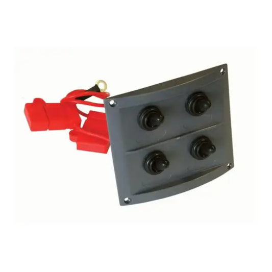 Switch Panel Splash Proof Black 108X95mm