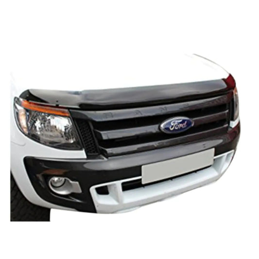 Ford Ranger T6 2012 - 2015 Bonnet Guard Gloss Black