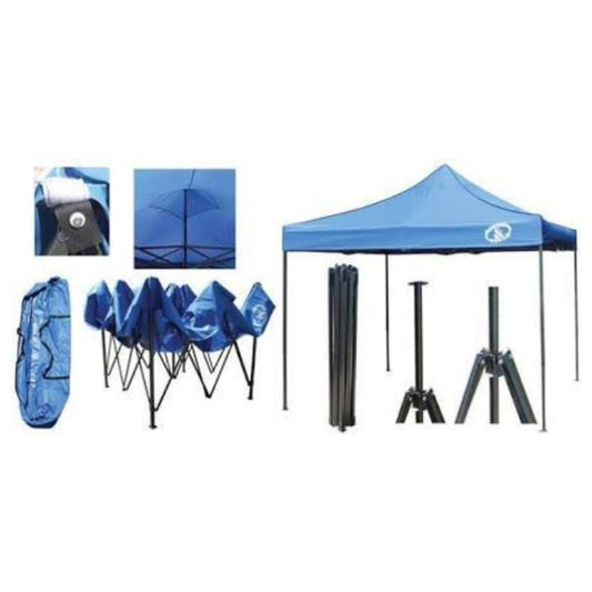 Gazebo Blue Waterproof 3x3M 18KG