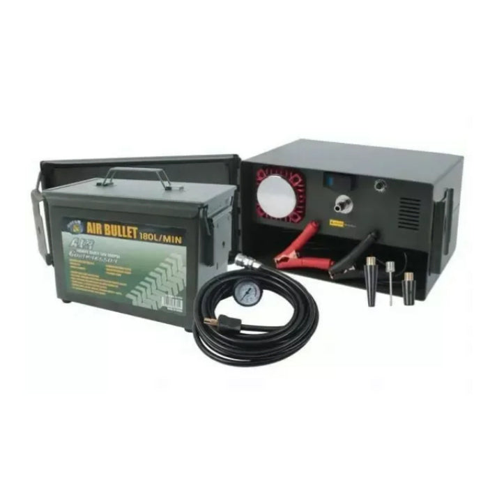 Compressor 12v in ammo case 180lpm