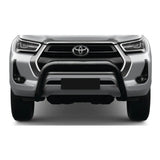 Toyota Hilux 2020-2024 GD6 Matt Black Stainless Steel Fleet Nudge Bar