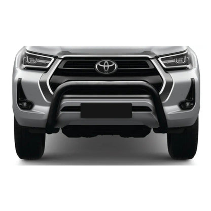 Toyota Hilux 2020-2024 GD6 Matt Black Stainless Steel Fleet Nudge Bar