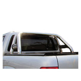 VW Amarok Fits 2011-2023 Stainless Steel Roll Bar with Shorter Oval Side Tubes