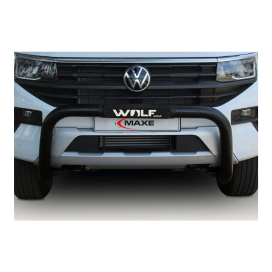 VW Amarok Next Gen 2023+ Black Stainless Steel PDC Friendly Nudge Bar