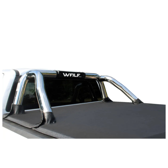 VW Amarok Next Gen 2023+ Polished Stainless Steel Roll Bar- Base plate mount