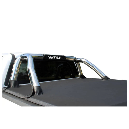 VW Amarok Next Gen 2023+ Polished Stainless Steel Roll Bar- Base plate mount