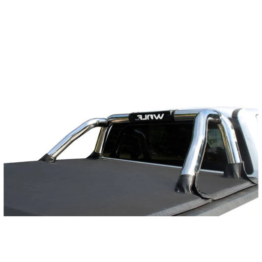 VW Amarok Next Gen 2023+ Polished Stainless Steel Roll Bar- Base plate mount