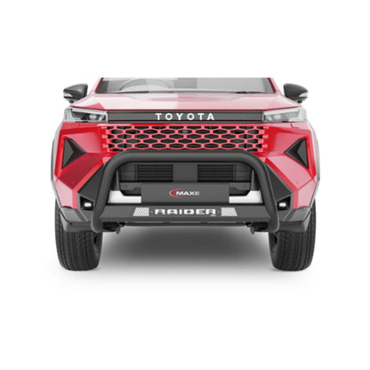 Toyota Hilux 2026+ Black Stainless Steel Nudge Bar (Not PDC compatible)