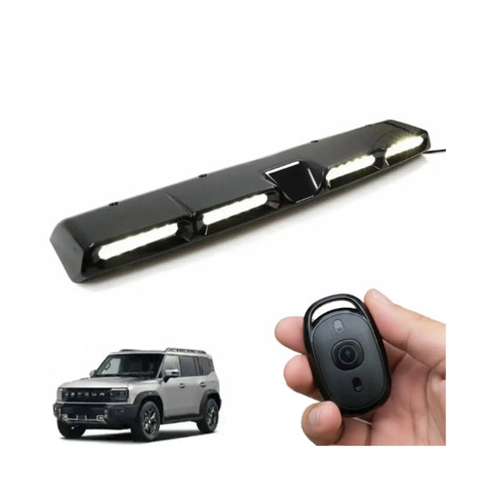 Jetour T2 2025+ Urban Series Gloss Black 4-Pod LED Roof Light With Remote