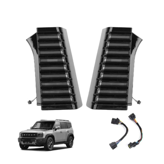Jetour T2 2025+ Dual Function Smoked Black D-Pillar LED Light